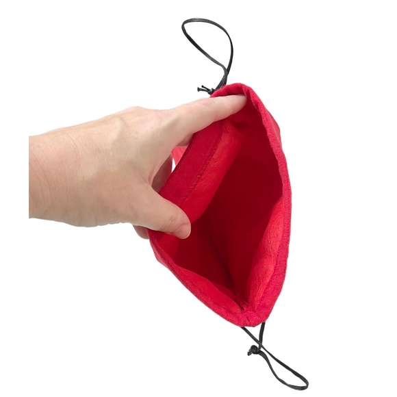 Valentino Dust Bag Red Drawstring with Logo - Picture 5 of 5